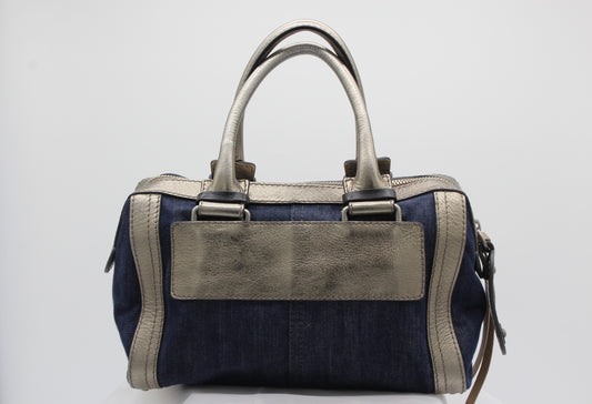 Chloé Denim Boston Handbag