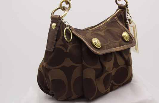 Coach Brown Monogram Shoulder/Crossbody Bag