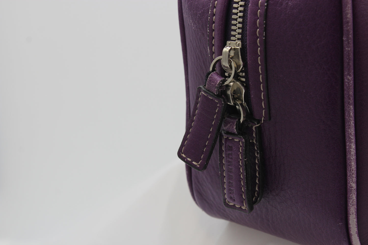 Burberry Purple Boston Shoulder Bag