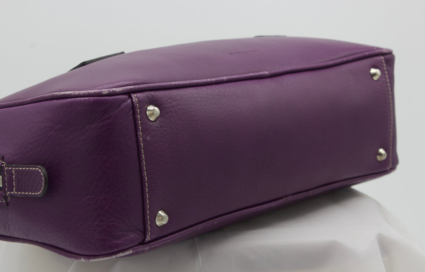 Burberry Purple Boston Shoulder Bag