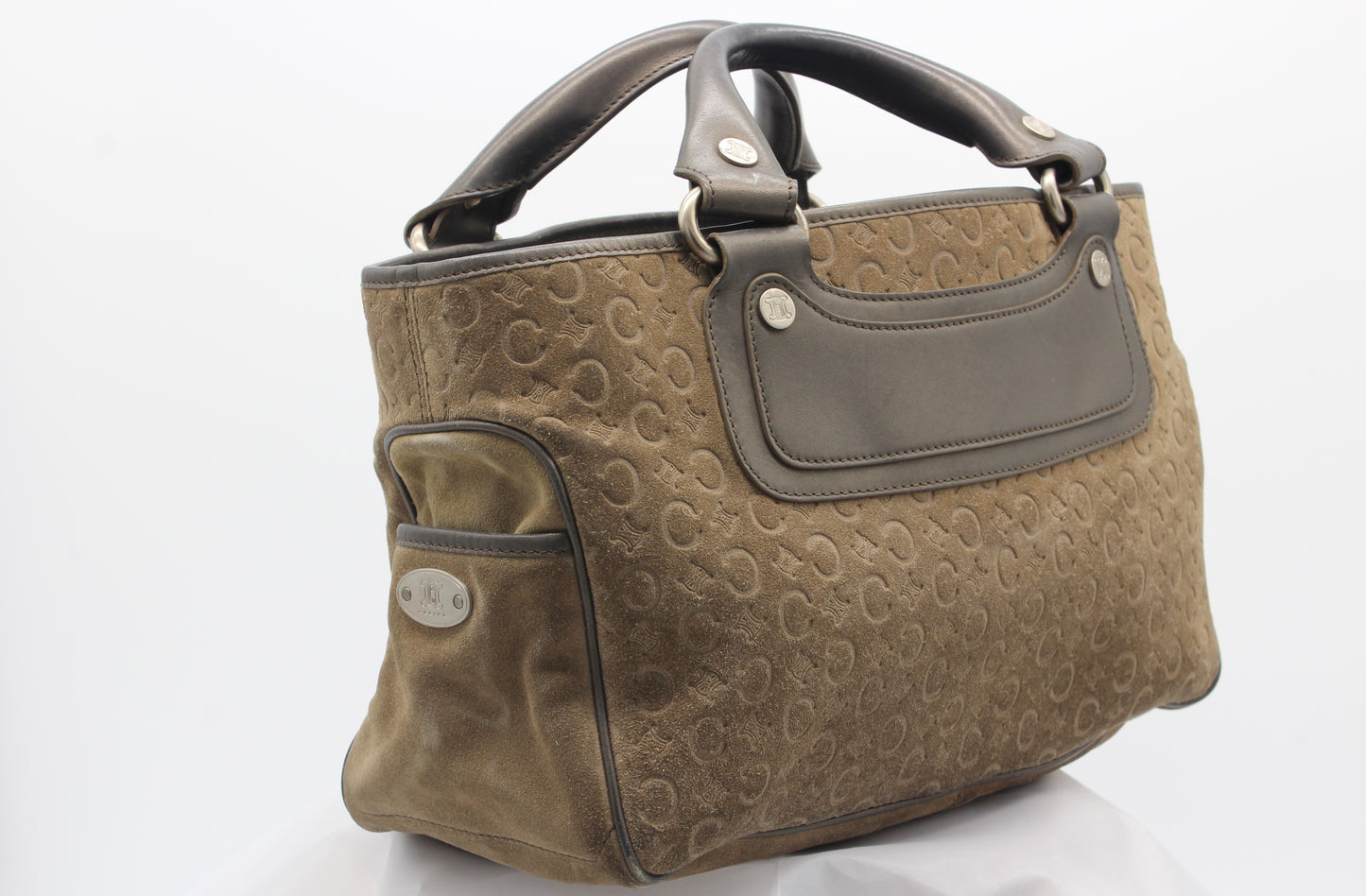 Celine Boogie Brown Suede Handbag