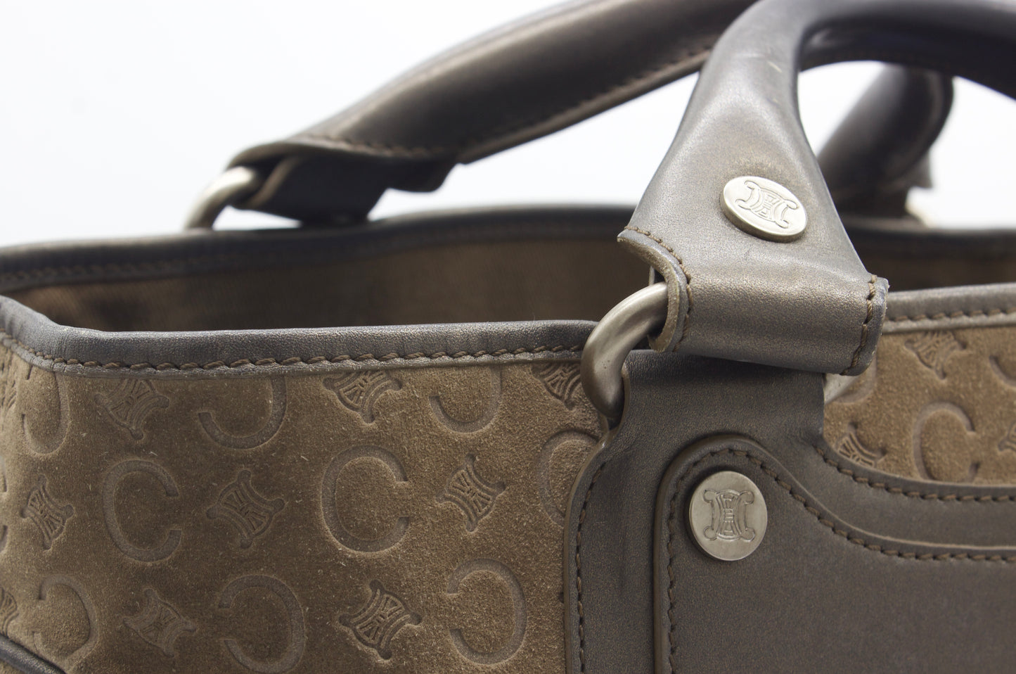 Celine Boogie Brown Suede Handbag