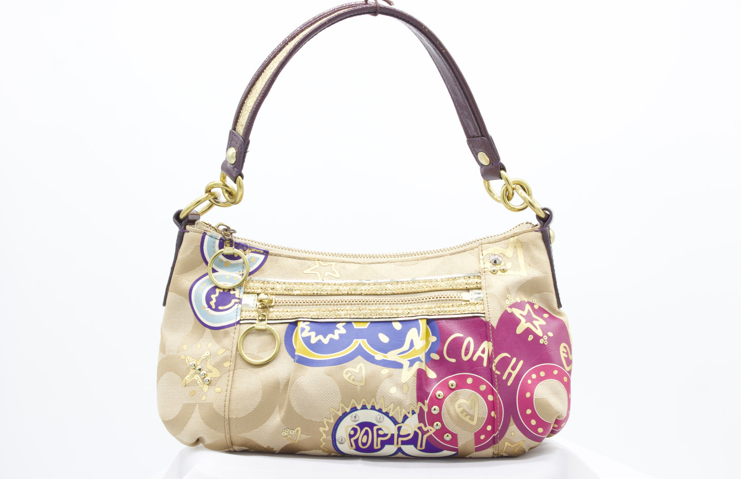 Coach Poppy Graffiti Small Shoulder Bag