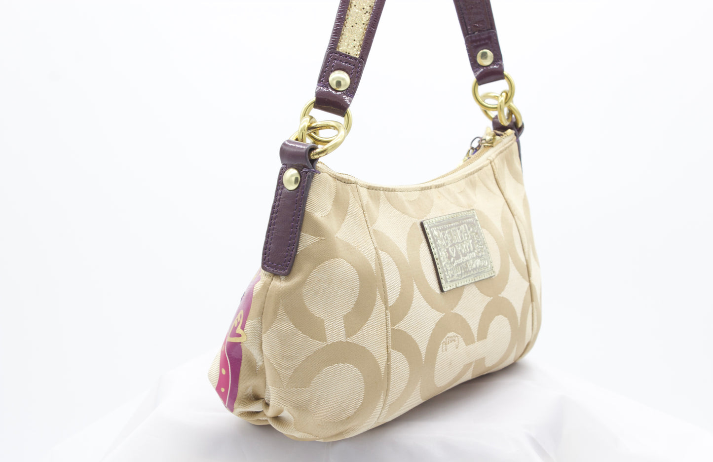 Coach Poppy Graffiti Small Shoulder Bag