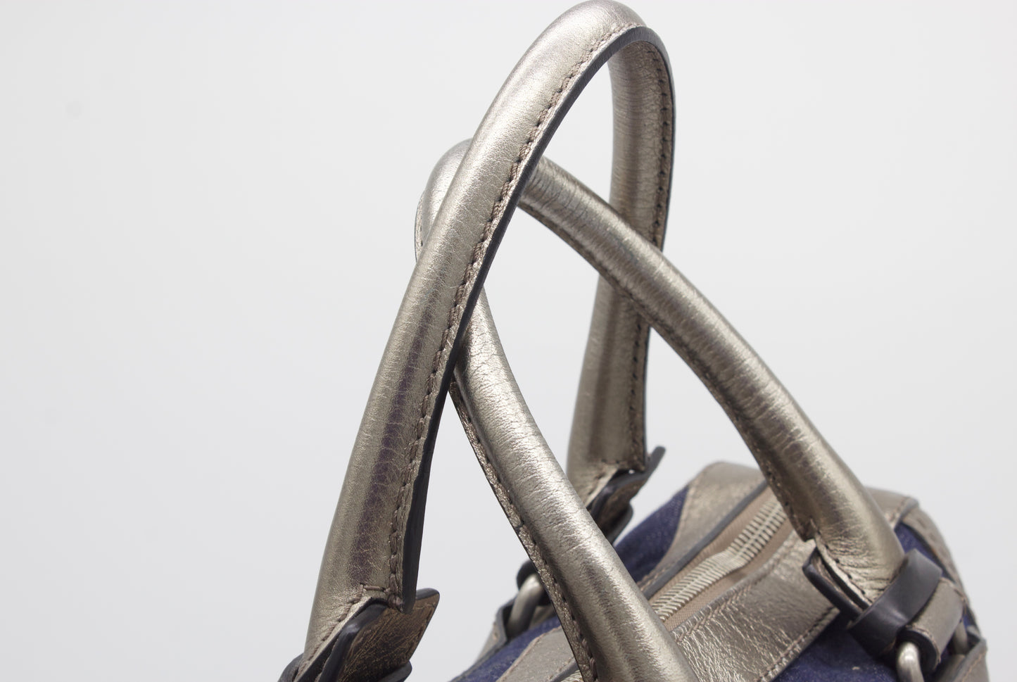 Chloé Denim Boston Handbag