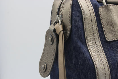 Chloé Denim Boston Handbag
