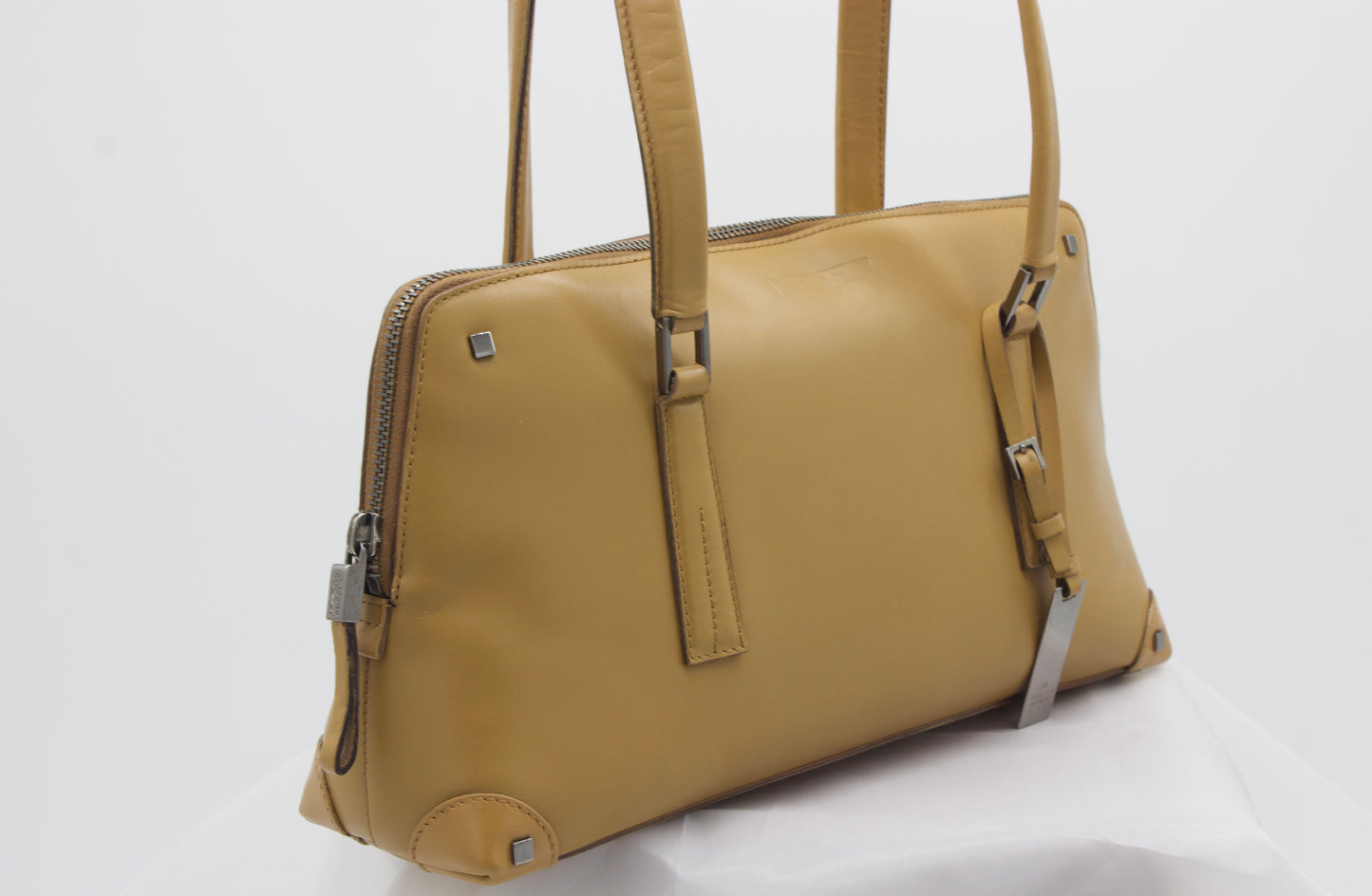 Gucci Tan Leather Shoulder Bag