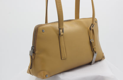 Gucci Tan Leather Shoulder Bag