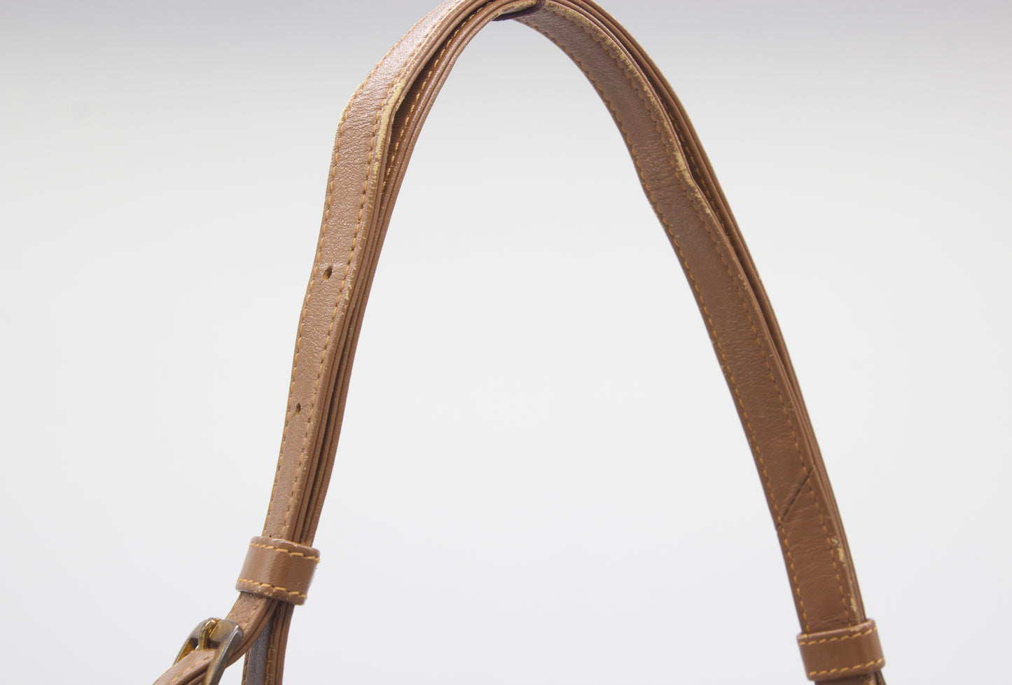 Louis Vuitton Boulogne Monogram Logo GHW Baguette Hobo Shoulder Bag