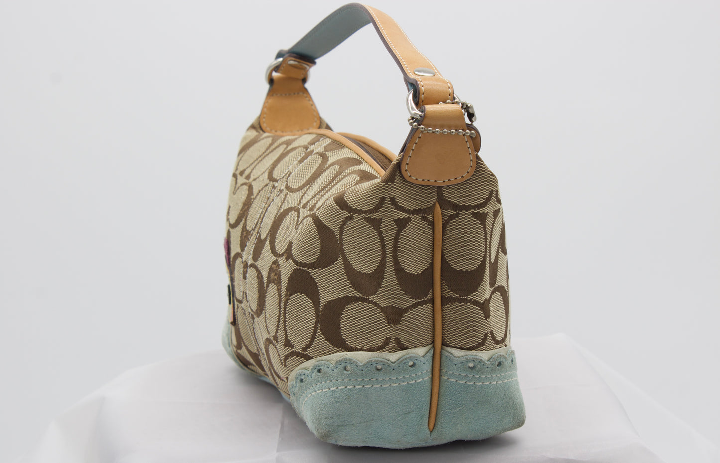Coach Mini Limited-Edition Fish Patchwork Handbag