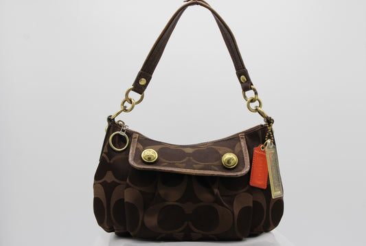 Coach Brown Monogram Shoulder/Crossbody Bag