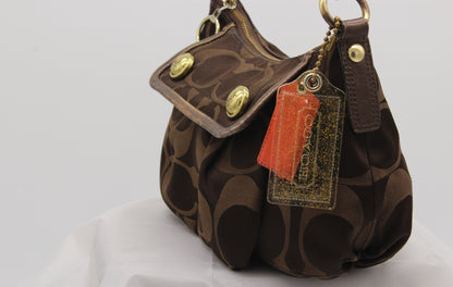 Coach Brown Monogram Shoulder/Crossbody Bag