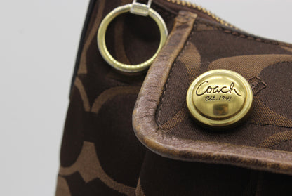 Coach Brown Monogram Shoulder/Crossbody Bag