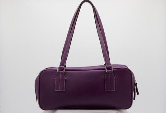 Burberry Purple Boston Shoulder Bag