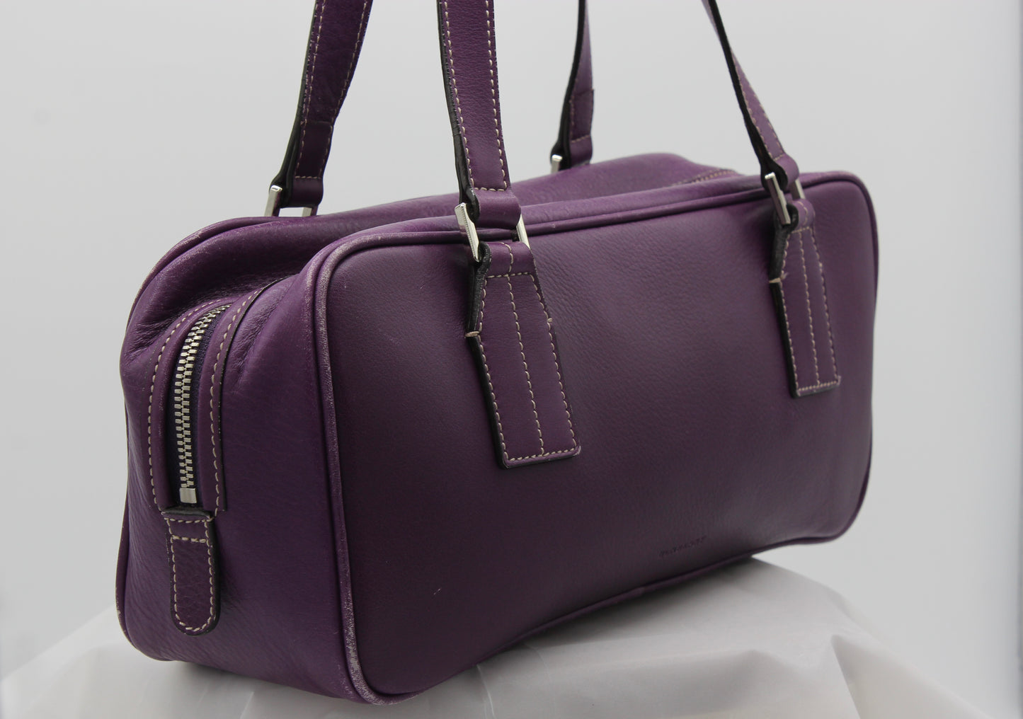 Burberry Purple Boston Shoulder Bag