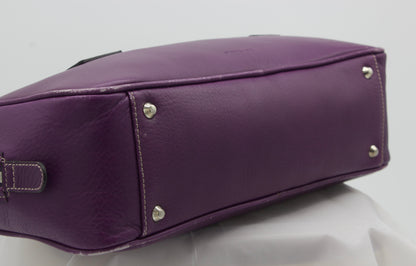 Burberry Purple Boston Shoulder Bag