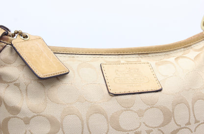 Coach Monogram Light Brown Shoulder Bag