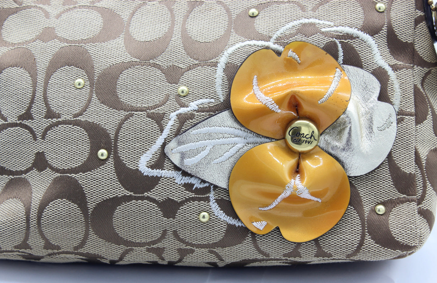 Coach Limited Edition Flower Shoulder Bag