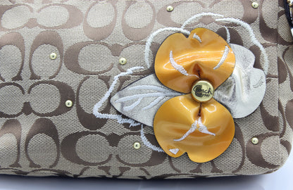 Coach Limited Edition Flower Shoulder Bag
