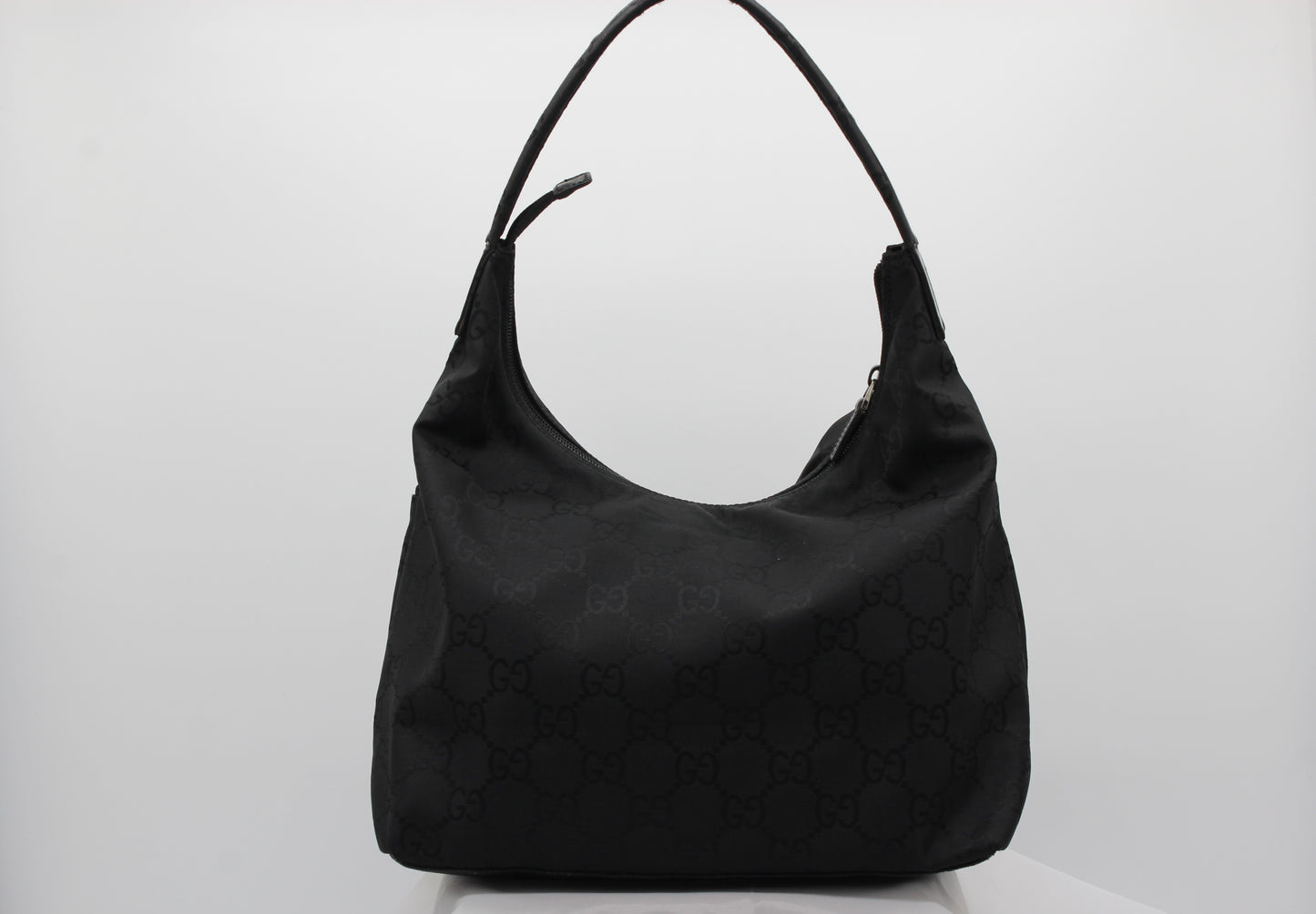 Gucci Black Monogram Shoulder Bag