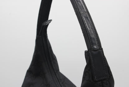 Gucci Black Monogram Shoulder Bag