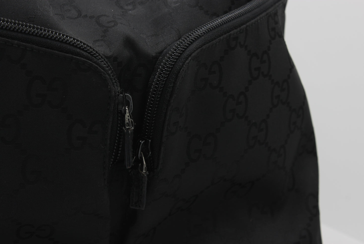 Gucci Black Monogram Shoulder Bag