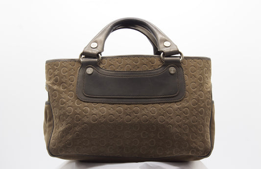 Celine Boogie Brown Suede Handbag