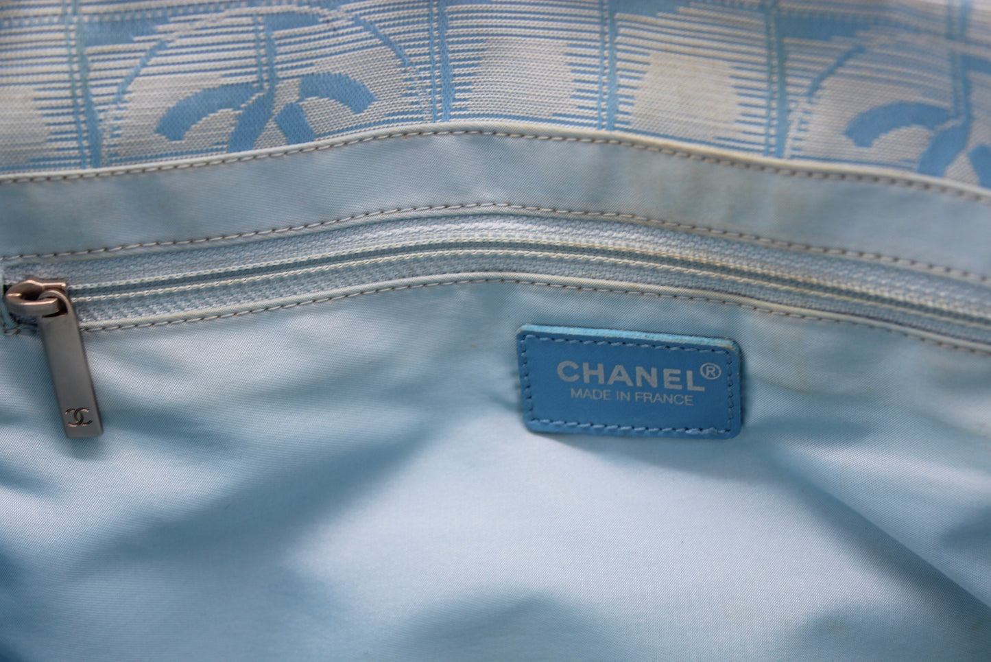 Chanel Mini Blue Tote