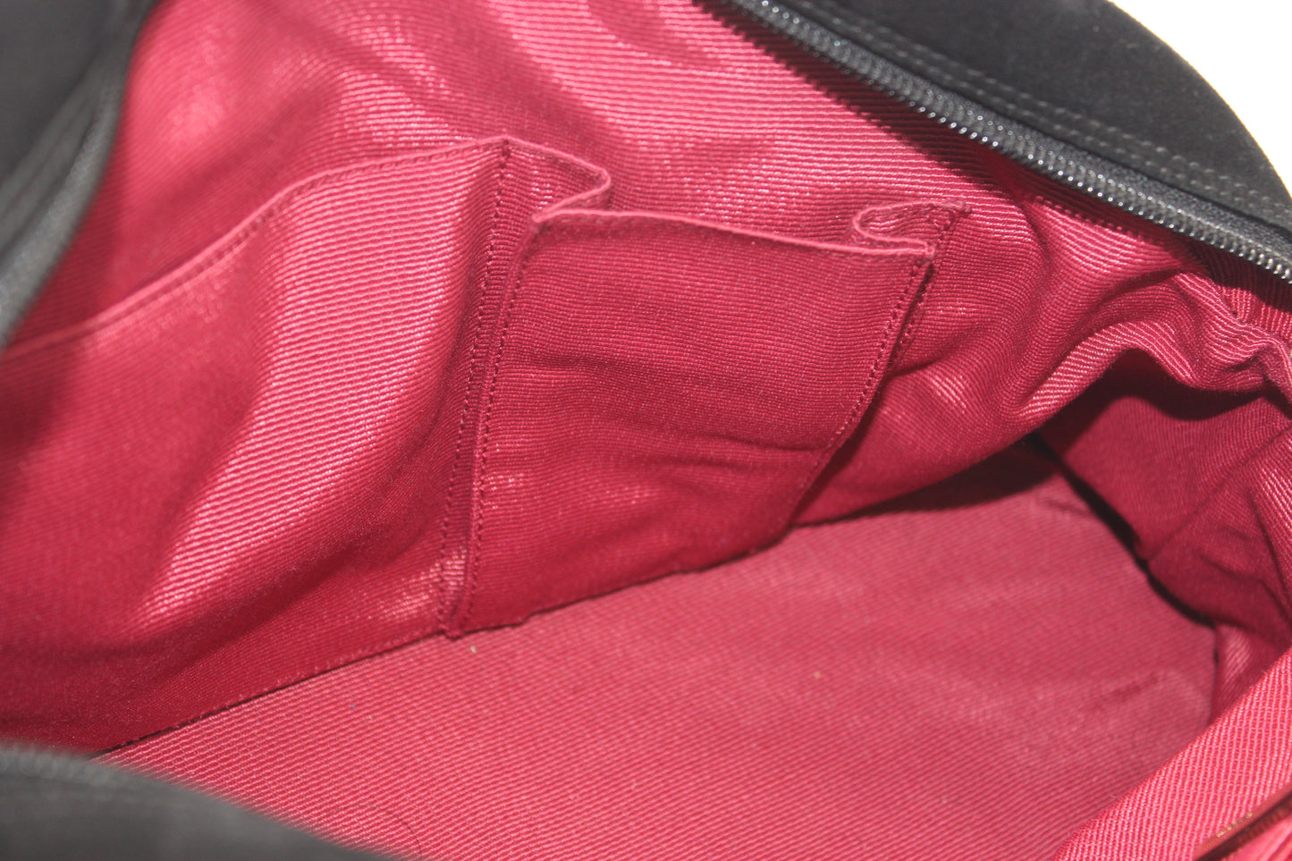 Salvatore Ferragamo Black Suede Handbag